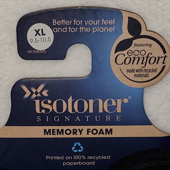 NWT! Isotoner Signature Slippers with Memory Foam Size XL (9-5-10-5) - Picture 3 of 7